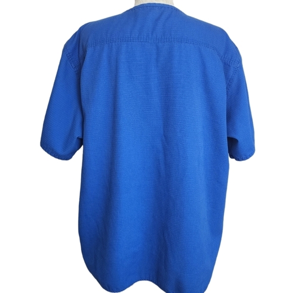 Carhartt Blue Scrub Top Size XL - Picture 2 of 6